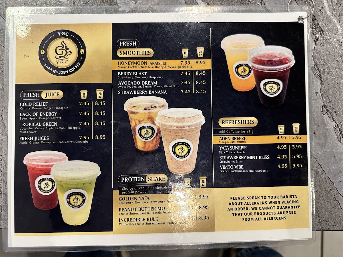 YAFA GOLDEN COFFEE Menu - Image 5